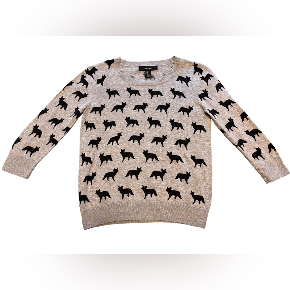 Forever 21 Women’s Size Small Fox Sweater